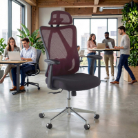 Chaise de Bureau Respirante Matrix, Accoudoirs Réglables et Support Lombaire