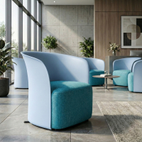 Fauteuil d’accueil Duomo, design moderne
