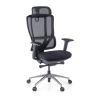 Chaise Ergonomique avec Appuie-tête AeroFlow black, certifiée