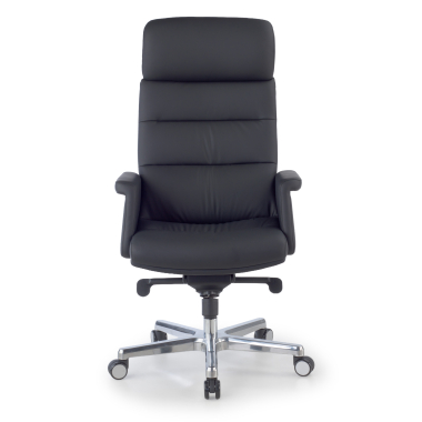 fauteuil de bureau noir consul simil cuir accoudoirs rembourres 3