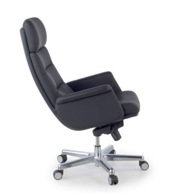 fauteuil de bureau noir consul simil cuir accoudoirs rembourres 13