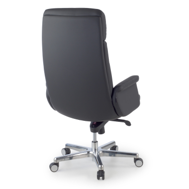 fauteuil de bureau noir consul simil cuir accoudoirs rembourres 9