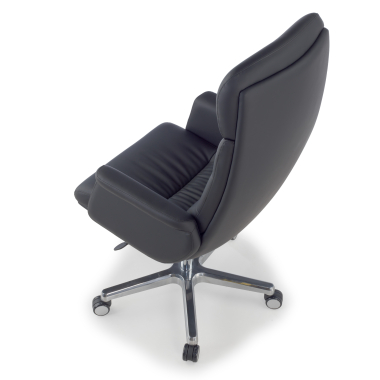 fauteuil de bureau noir consul simil cuir accoudoirs rembourres 11