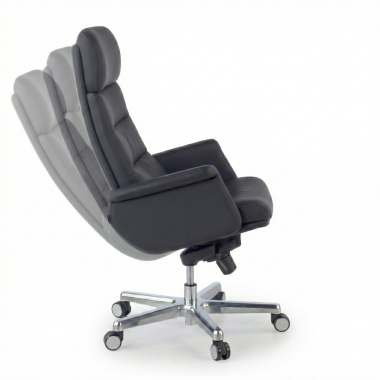 fauteuil de bureau noir consul simil cuir accoudoirs rembourres 4