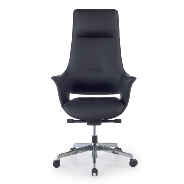 fauteuil de bureau noir dortmund simil cuir accoudoirs rembourres 3