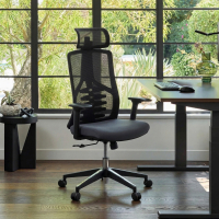 Chaise Ergonomique Quick, dossier bionique, accoudoirs réglables,