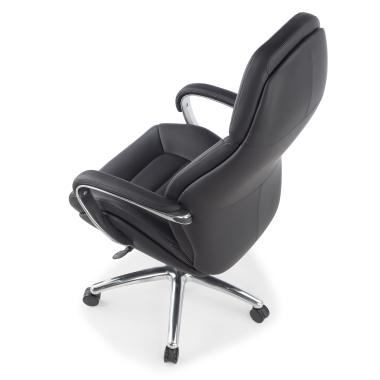 fauteuil de bureau noir regent simil cuir accoudoirs rembourres 9