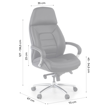 fauteuil de bureau noir regent simil cuir accoudoirs rembourres 12