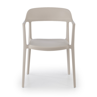 chaise de conference beige riga plastique sans accoudoirs 3
