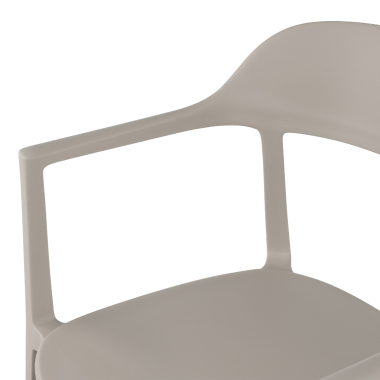 chaise de conference beige riga plastique sans accoudoirs 7