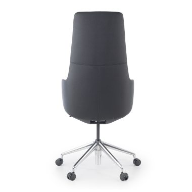 fauteuil de bureau noir kassel cuir authentique accoudoirs fixes 10