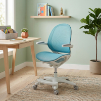 Chaise de Bureau pour Enfants Ergokid, accoudoirs rabattables