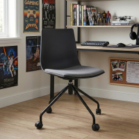Chaise de Bureau Enfant Melody, pivotante, siège rembourré