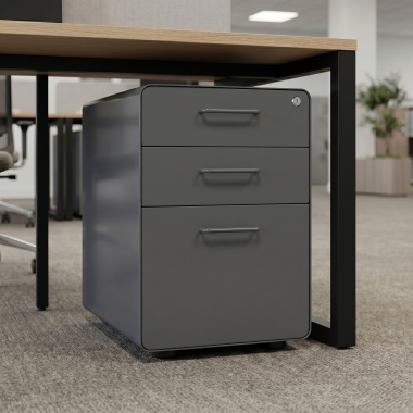 caisson de bureau aluminium zole 2