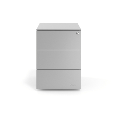 caisson de bureau aluminium 3 tiroirs metal 4