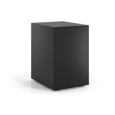 caisson de bureau blanc structure noire metal 6