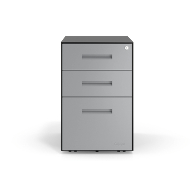 caisson de bureau aluminium structure noire metal 3