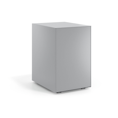 caisson de bureau blanc structure en aluminium metal 6