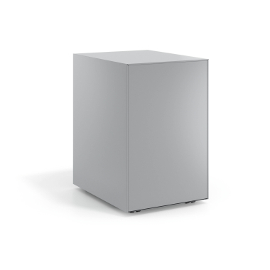 caisson de bureau noir structure en aluminium metal 6
