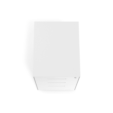 caisson de bureau blanc structure blanche metal 7