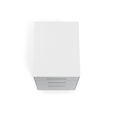 caisson de bureau aluminium structure blanche metal 7