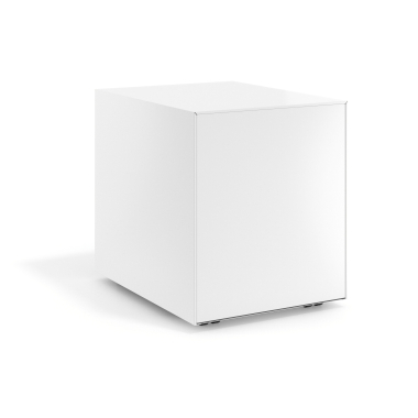 caisson de bureau aluminium structure blanche metal 6