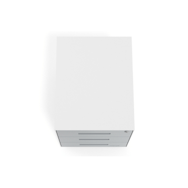 caisson de bureau aluminium structure blanche metal 7