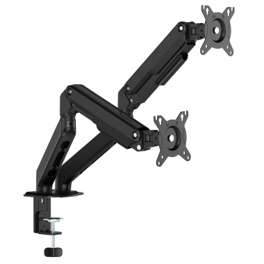 support pour ecran noir 2 ecrans 1