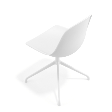 chaise de reunion blanche blanc base pyramide plastique sans accoudoirs 7