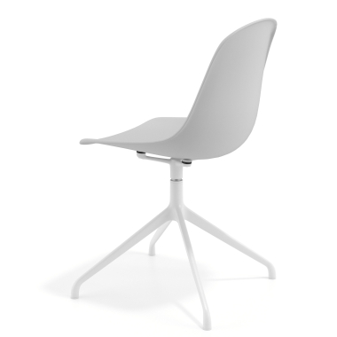 chaise de reunion blanche gris clair base pyramide plastique sans accoudoirs 5