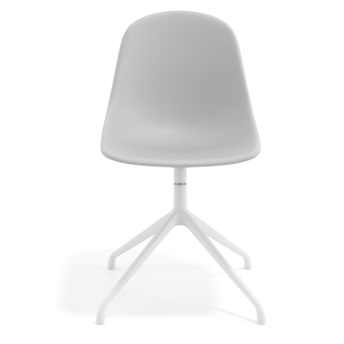 chaise de reunion blanche gris clair base pyramide plastique sans accoudoirs 6