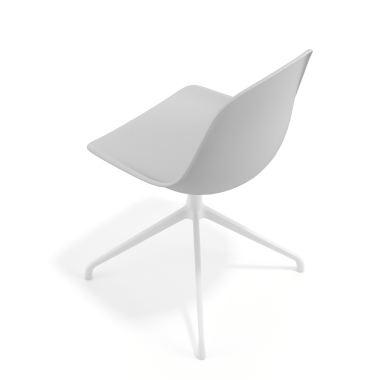 chaise de reunion blanche gris clair base pyramide plastique sans accoudoirs 7