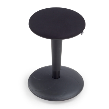 tabouret ergonomique noir giro tissu sans accoudoirs 8