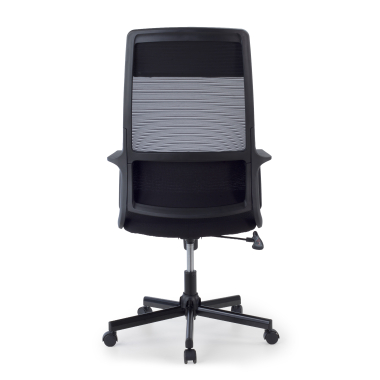 chaise teletravail noir venus maille accoudoirs fixes soutien lombaire appui tete 12
