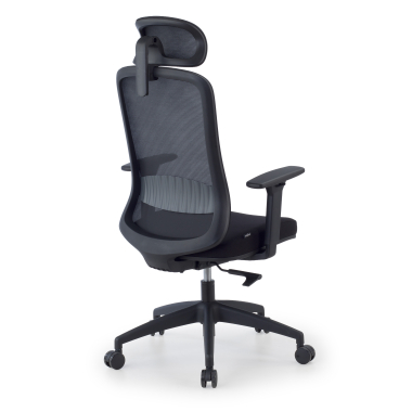 chaise teletravail noir task maille accoudoirs reglables 1d soutien lombaire appui tete 10