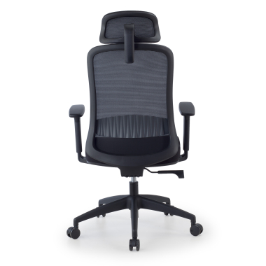 chaise teletravail noir task maille accoudoirs reglables 1d soutien lombaire appui tete 11