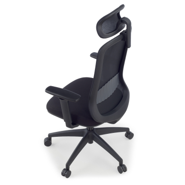 chaise teletravail noir task maille accoudoirs reglables 1d soutien lombaire appui tete 12