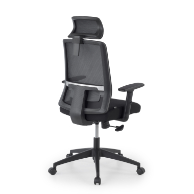 chaise teletravail noir aria maille accoudoirs reglables 1d soutien lombaire appui tete 13
