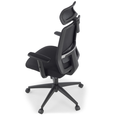 chaise teletravail noir aria maille accoudoirs reglables 1d soutien lombaire appui tete 14