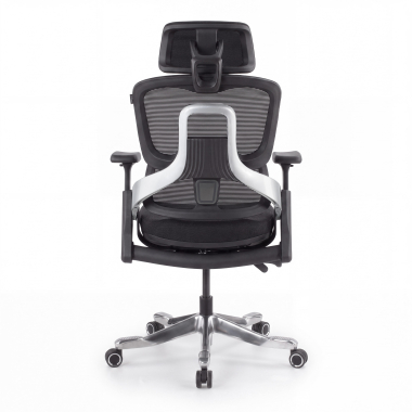 chaise ergonomique noir chaise ergonomique zenpro aluminium maille accoudoirs reglables 4d double soutien lombaire appui tete 5