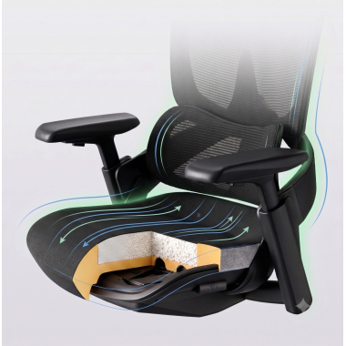 chaise ergonomique noir chaise ergonomique zenpro aluminium maille accoudoirs reglables 4d double soutien lombaire appui tete 11