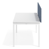 Séparateur de bureau acoustique Sileo, revêtement en tissu PET