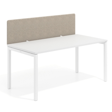 separateurs de bureau beige structure en aluminium 4