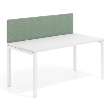 separateurs de bureau vert structure en aluminium 4