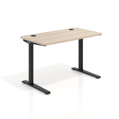 bureau professionnel noir flax oak structure blanche 1