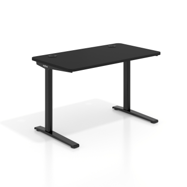 bureau professionnel noir pure black structure blanche 1