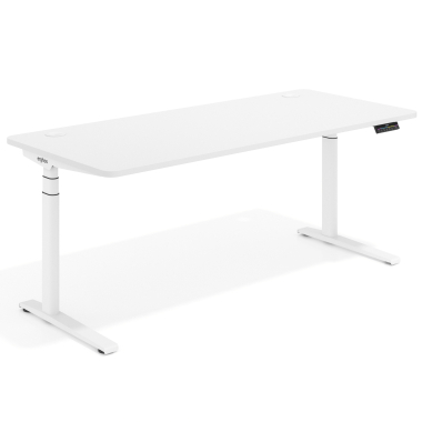 bureau assis debout blanc warm white erghos icon 1