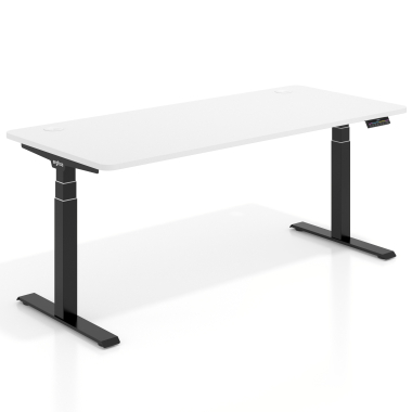 bureau assis debout noir warm white erghos pro 1