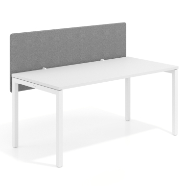 separateurs de bureau gris structure en aluminium 4