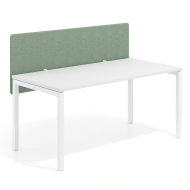 separateurs de bureau vert structure en aluminium 4